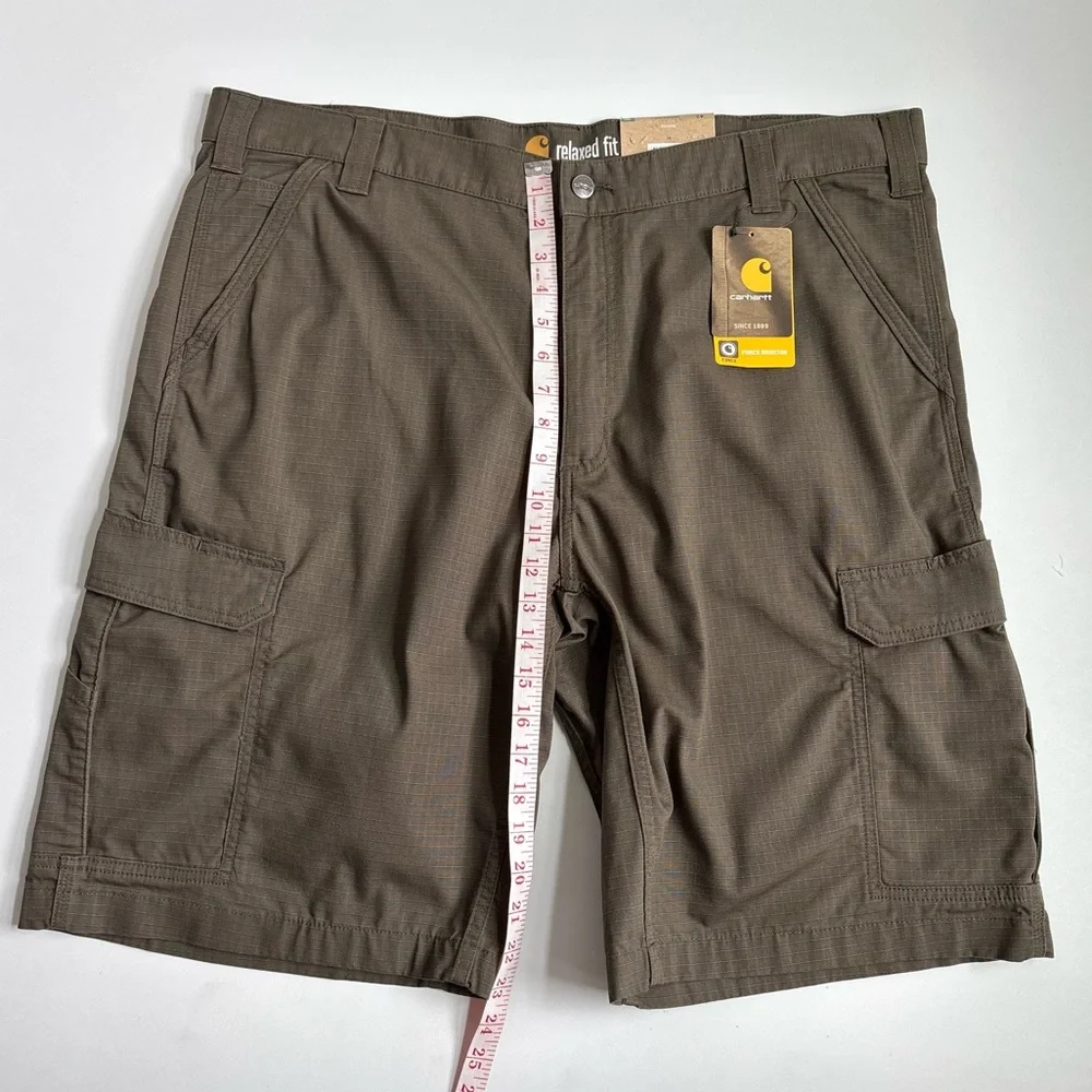 Carhartt Force Broxton Cargo Shorts Relaxed Fit Rugged Flex Stretch Tarmac Sz 42